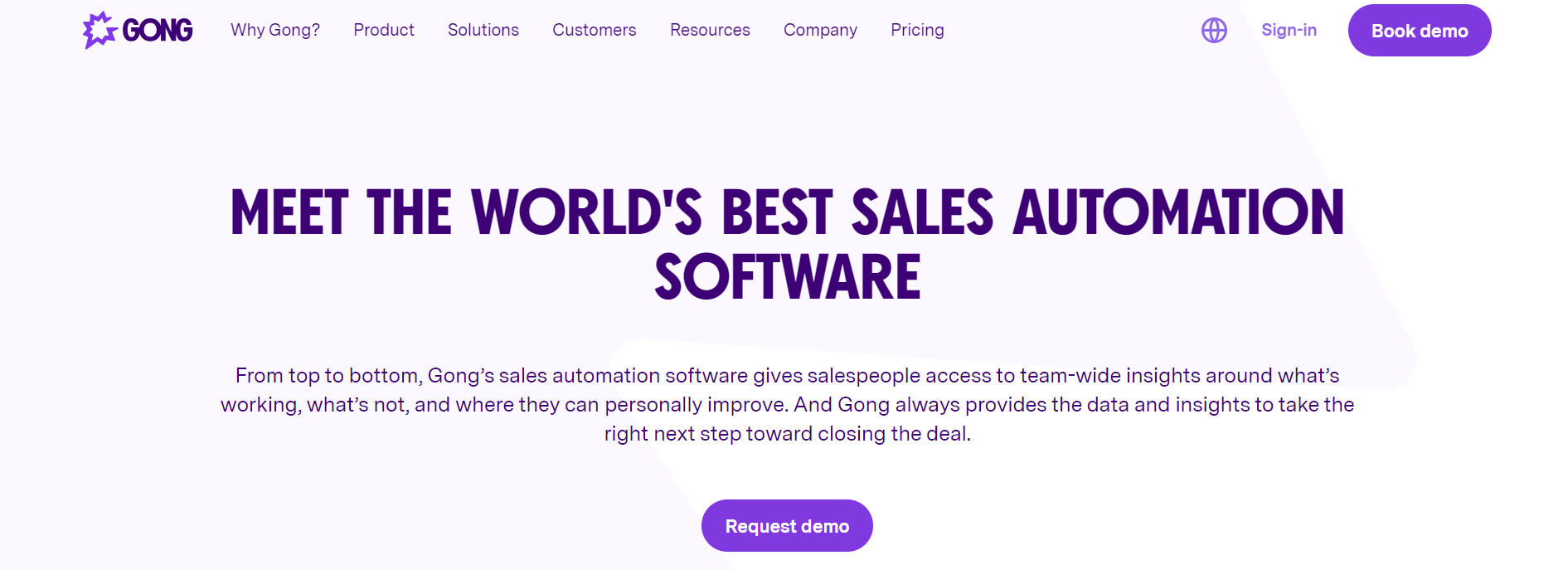 Gong Sales Automation